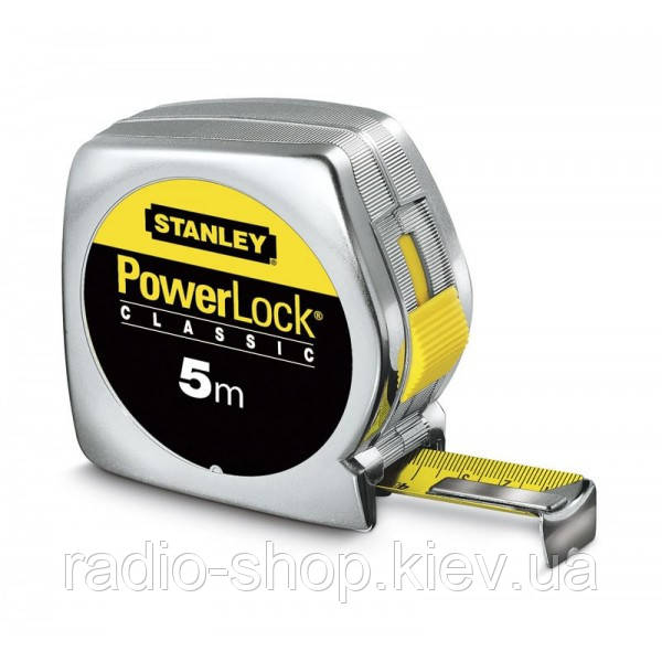 Рулетка 5 м х 25 мм Powerlock з пластмасовим корпусом 0-33-195 Stanley