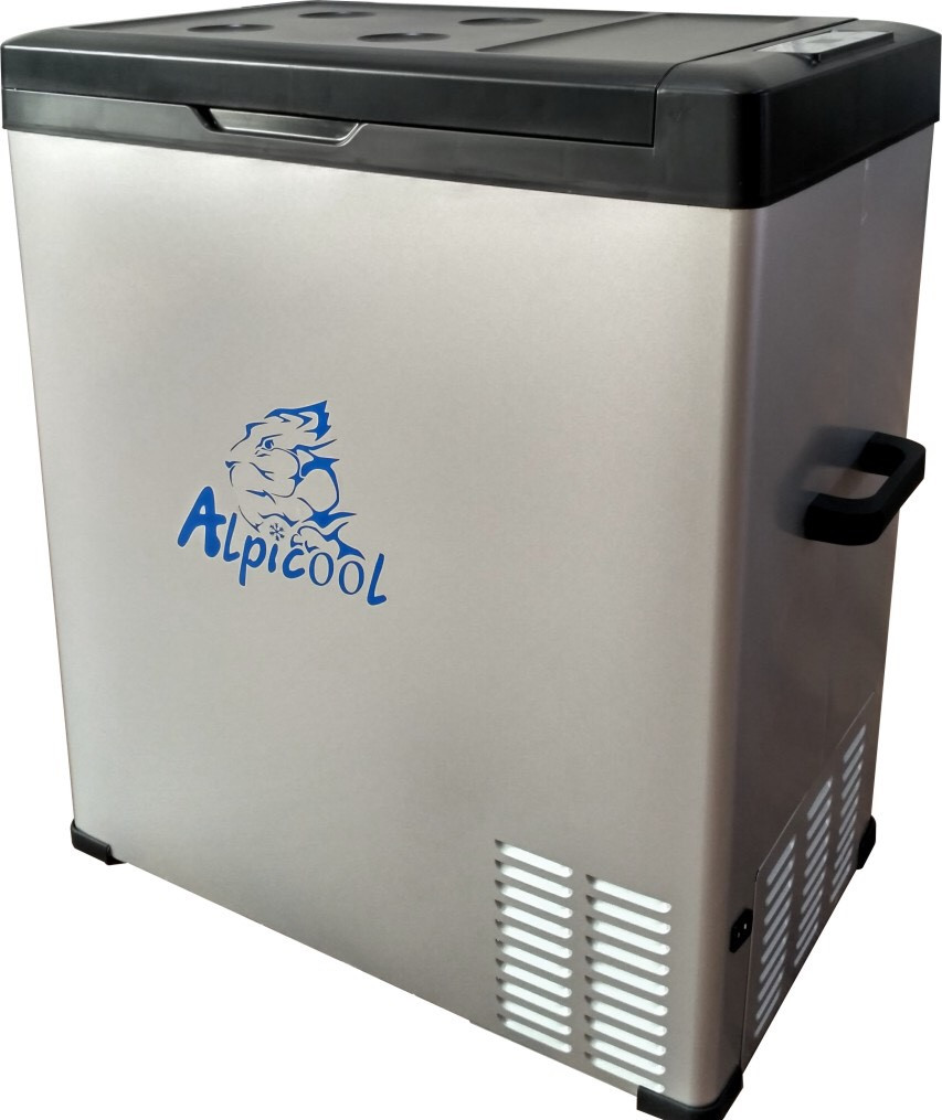 Компресорний автохолодильник Alpicool C75 (75 літрів). Охолодження до -20℃. Живлення 12, 24, 220 вольт.