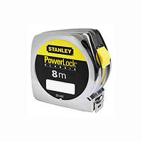 Рулетка 8м х 25мм Powerlock с пластмассовым корпусом 0-33-198 Stanley