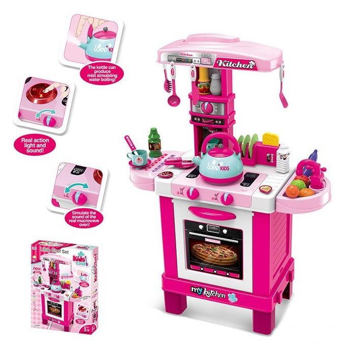 Дитяча кухня зі звуком світловими ефектами паром 008-939