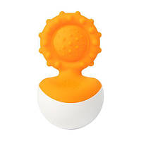Прорезыватель-неваляшка Fat Brain Toys dimpl wobbl оранжевый (F2172ML)