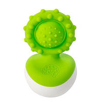 Прорезыватель-неваляшка Fat Brain Toys dimpl wobl зеленый (F2173ML)