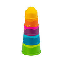 Пирамидка тактильная Чашки Fat Brain Toys Dimpl Stack (F293ML)