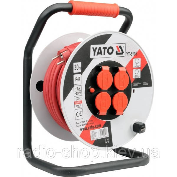 Подовжувач електромережу YATO YT-8106