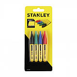 Маркери-міні Stanley® із загостреним наконечником чорні, сині, зелені, червоні 1-47-329 Stanley, фото 3