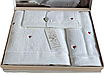 Набір махрових рушників Maison d'or Soft Hearts White-Red Білий, фото 3