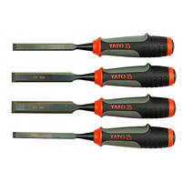 Стамески с полимерными ручками b = 10-12-16-20 мм, YATO YT-6281