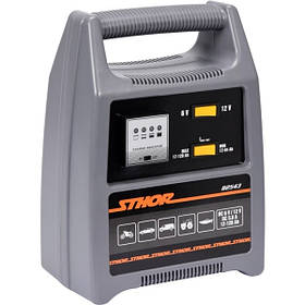 Зарядний пристрій акумуляторів 6-12 В STHOR від мережі 230 В, V-82543