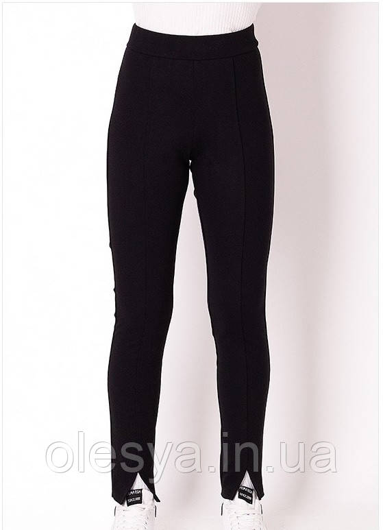 Лосини Легінси для дівчинки 3881 Mevis Розміри 146-164 чорний, фото 1