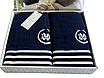 Набір махрових рушників Maison d'or Delon Navy Blue - White, фото 3