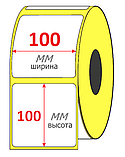 Етикетка 100мм*100мм*500шт виробник Україна для маркування ТТН Нової Пошти,, фото 2