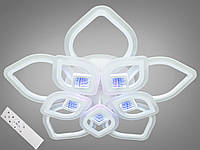 Потолочная LED-люстра с 3d эффектом MX2721/5+5WH LED 3color dimmer