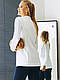 Піджак жіночий лляний білого кольору, фото 4