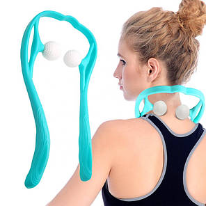 Ручний роликовий масажер для шиї Hexiang Neck Massager 194208, фото 2