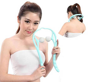 Ручний роликовий масажер для шиї Hexiang Neck Massager 194208, фото 2