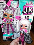 LОЛ Сюрприз Модна мінілялька Леді Дива LOL Surprise JK Mini Fashion Doll Diva, фото 7