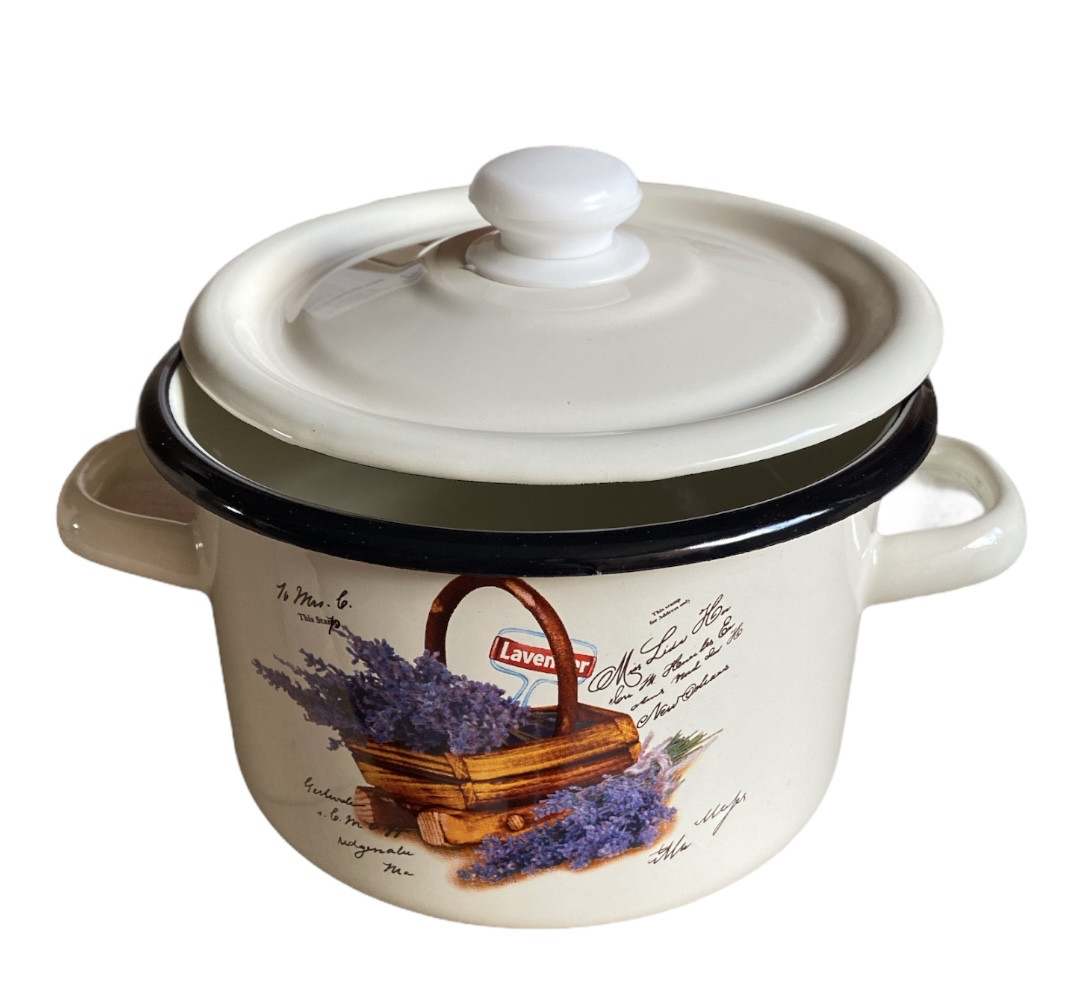 Кастрюля Эмалированная 2л Корзинка Лаванды 1610/2 Idilia — Купить ...