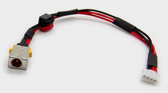 Роз'єм живлення з кабелем для Acer PJ462 (5.5 mm x 1.7 мм), 4-pin, 19 см