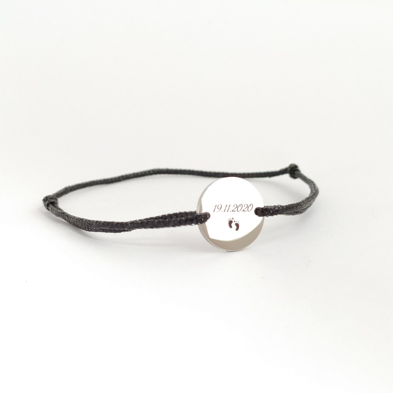 Браслет на зап'ястку з медальйоном гравіювання, фото 1