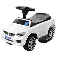 Дитяча каталка-толокар M 3503B-1, білого кольору, фото 5