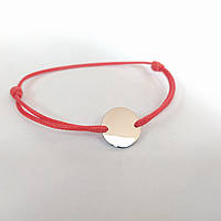 Браслет медальйон із гравіюванням