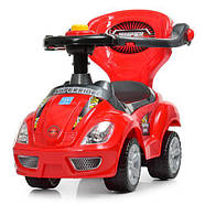 Дитяча каталка-толокар M 4205-3, червоного кольору, фото 4