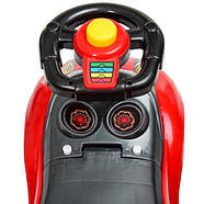 Дитяча каталка-толокар M 4205-3, червоного кольору, фото 9