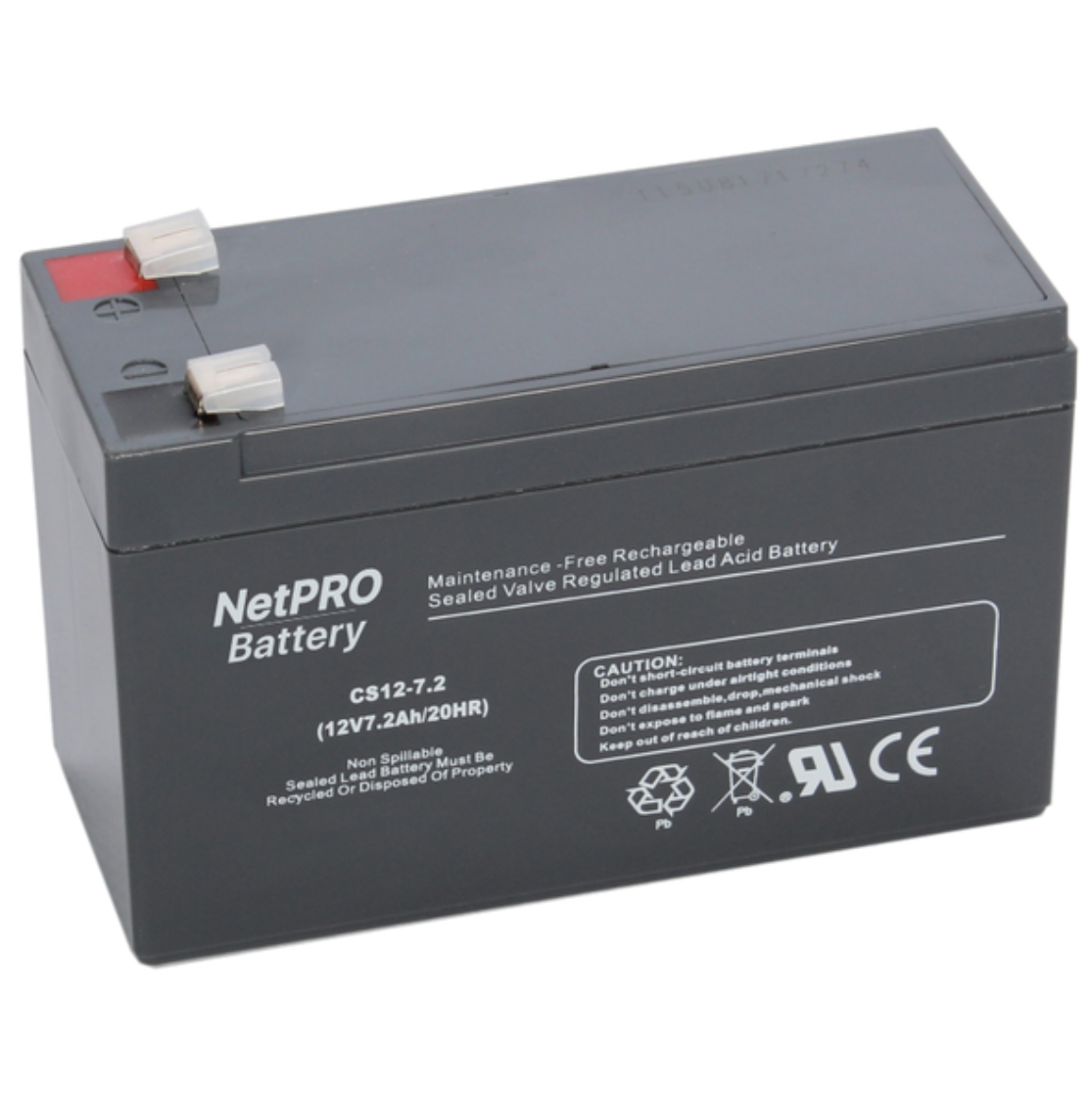 Акумулятор 7.2 Аг AGM NetPRO CS12-7,2 Гелевий тип