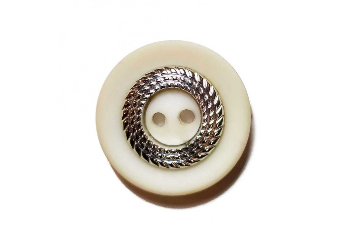 Ґудзик на два удари 25 мм NoH37 (100 шт.), фото 1