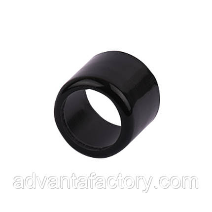 Зовнішня заглушка втулка 22/18 мм чорна, фото 1