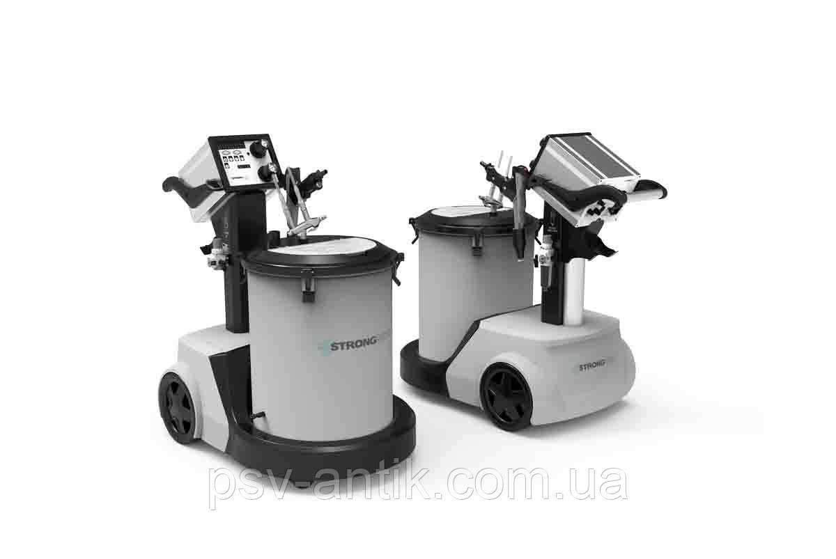Краща ручна електростатична установка Strong із забором з бункера Grafix, фото 1