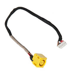 Роз'єм живлення з кабелем для Lenovo PJ572 (7.9 mm x 5.5 mm + center pin), 5-pin, 17 см