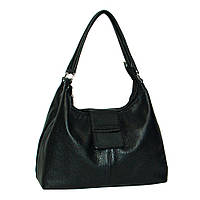 Шкіряна сумка жіноча 39 Чорна