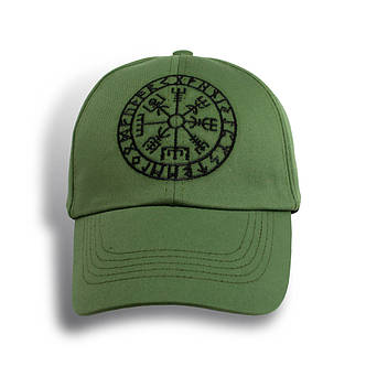Бейсболка VEGVISIR FUTHARK оливкова, фото 3