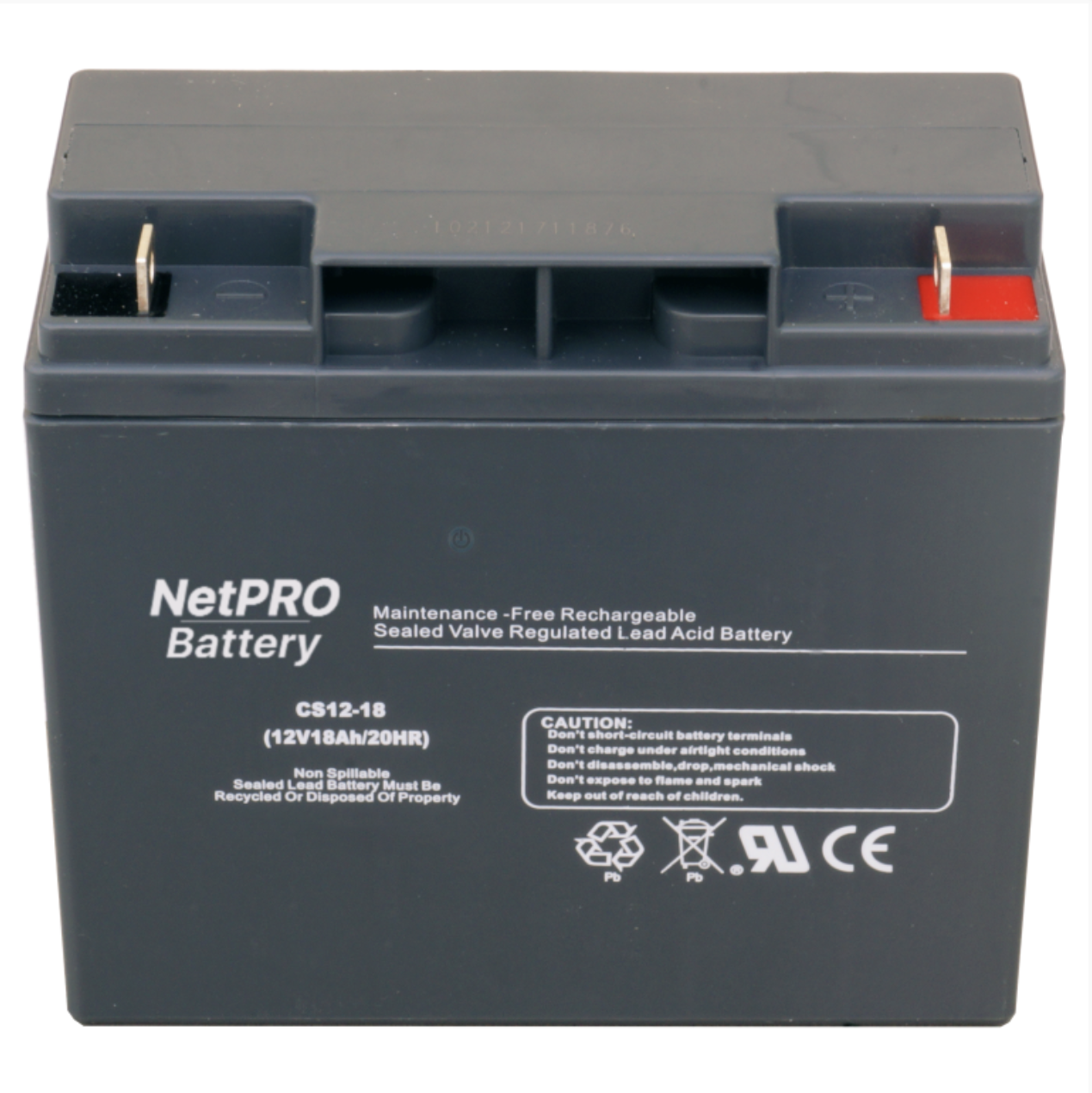 Акумулятор AGM 18 Ач AGM NetPRO CS12-18D Гелевий тип