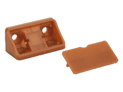 Куточок меблевий подвійний пластиковий GIFF кальвадос