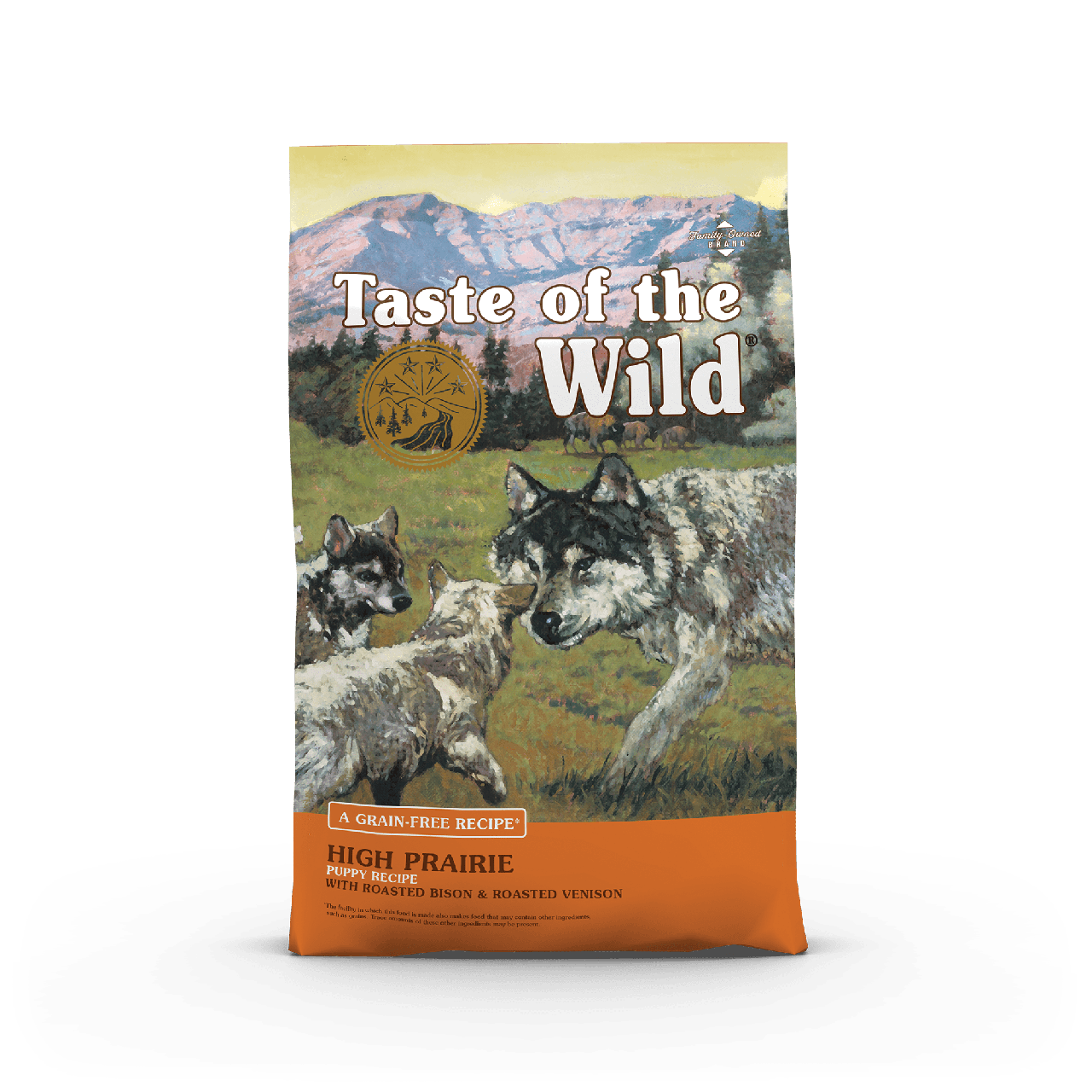 Сухий корм Taste of the Wild High Prairie Puppy Formula для цуценят всіх порід (бізон і оленина) 12,2 кг