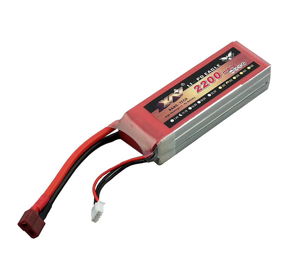 Акумулятор 2200mAh 3310724 11.1V високострумовий 25C для квадрокоптерів, дронів, радіокерованих моделей