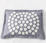 Масажна подушка для масажу шиї (масажер для спини/шиї/голови/ніг/стоп/тіла) OSPORT Lotus Eco (apl-023), фото 4