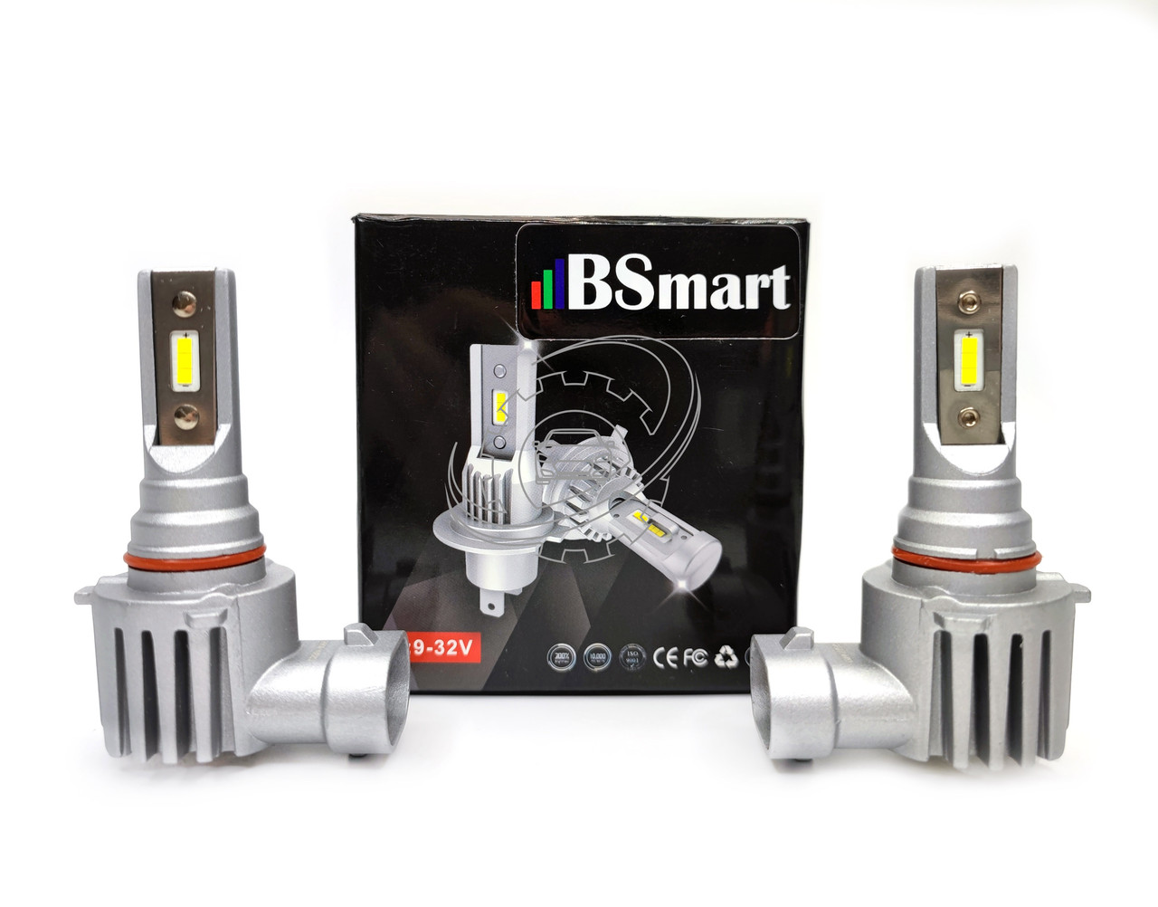 Автолампи LED BSmart V10P діод CSP Південна Корея HB3 9005 8000Лм 30Вт 12-24В, фото 1
