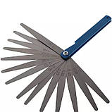 НАБІР З 14 ЩУПІВ ДЛЯ ВИМІРЮВАННЯ ТОВЩИНИ ЗАЗОРУ 0.05 - 1 мм, фото 4