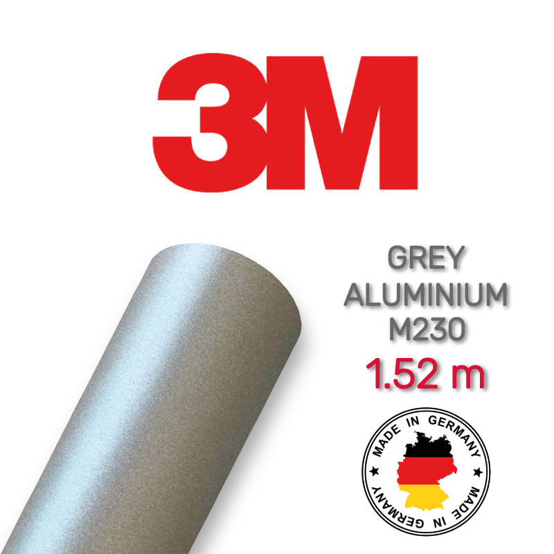 3M 1080 Matte Grey Aluminium M230, фото 1
