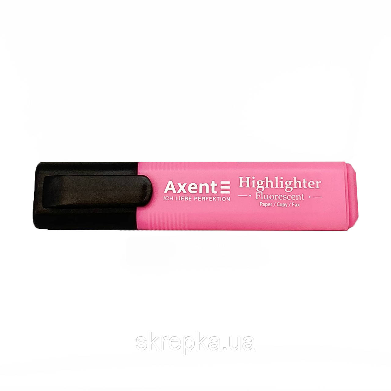 Маркер текстовий Axent Highligher клиноподібний рожевий 1-5 мм
