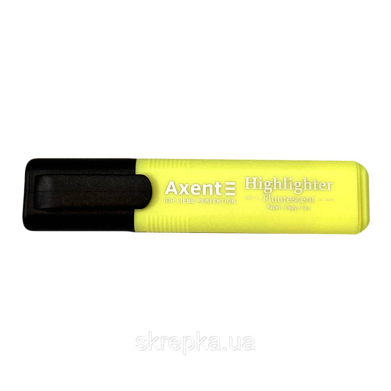 Маркер текстовий Axent Highligher клиноподібний жовтий 1-5 мм