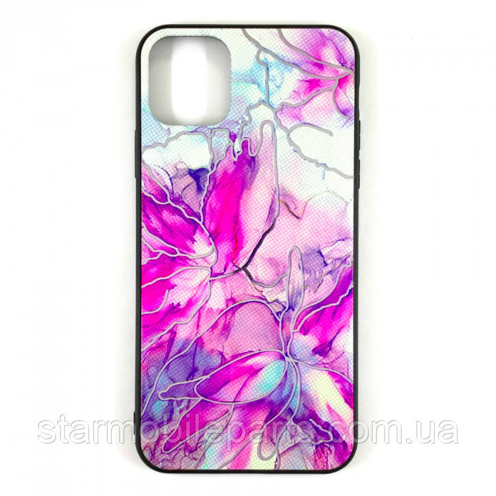 Чохол-накладка Marble UV для iPhone 11 Pro Max рожева, фото 1