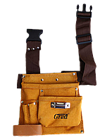 Пояс слюсарний, 5 кишень шкіряний