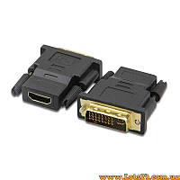 Адаптер переходник между HDMI и DVI 24+5