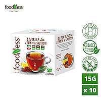 Чай в капсулах FoodNess Dolce Gusto Black Tea with Lemon & Saffron 10 шт. (Фуднес Дольче Густо), Италия