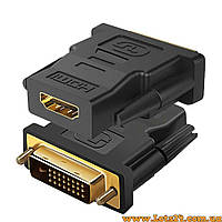 Адаптер перехідник між HDMI і DVI 24+1