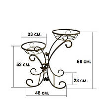 Кована підставка для квітів К-021